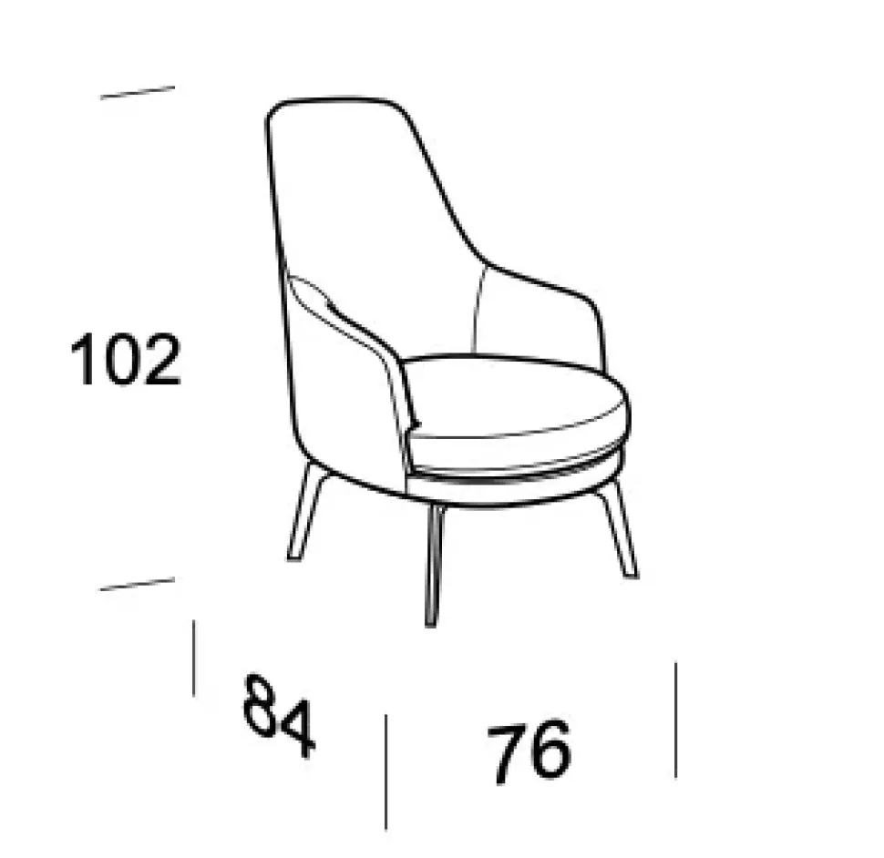 Poltrona modello Queen Collezione esclusiva ad un prezzo vantaggioso