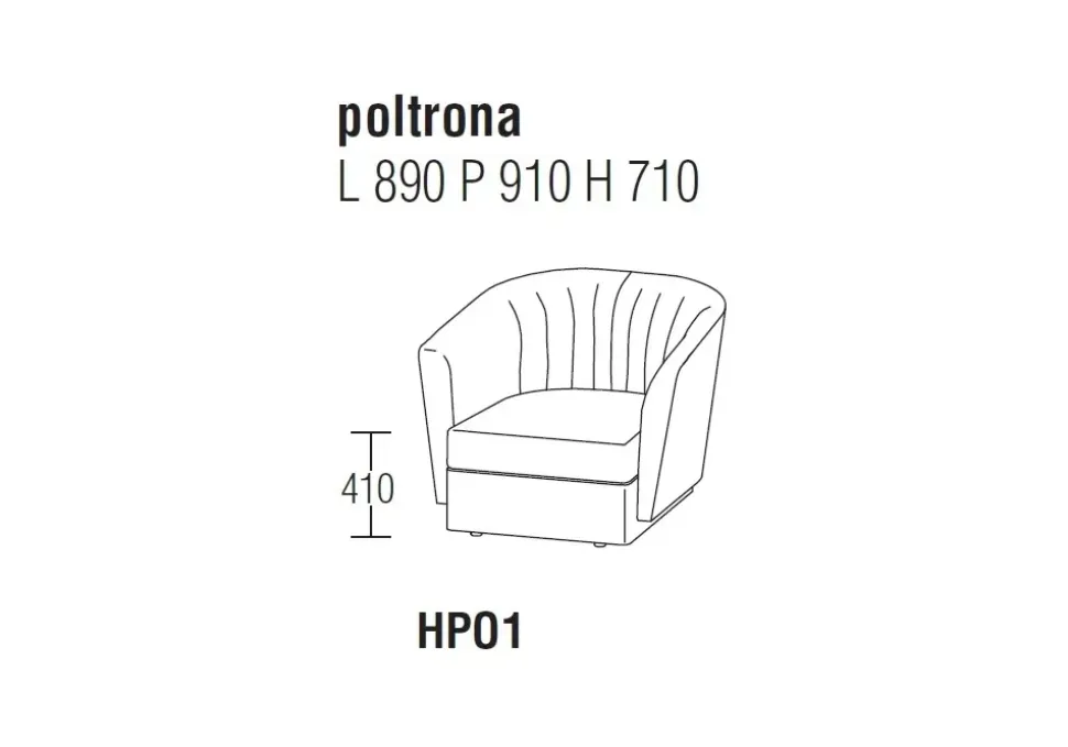 Poltrona Molteni & C modello Holborn in promozione