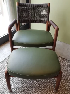 Poltrona Ortigia Flexform in Pelle SCONTATA