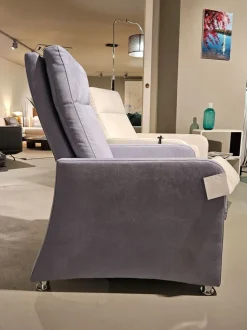 Poltrona relax in Microfibra Helena Divanidea scontata