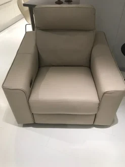Poltrona relax in Pelle Brando Calia scontata