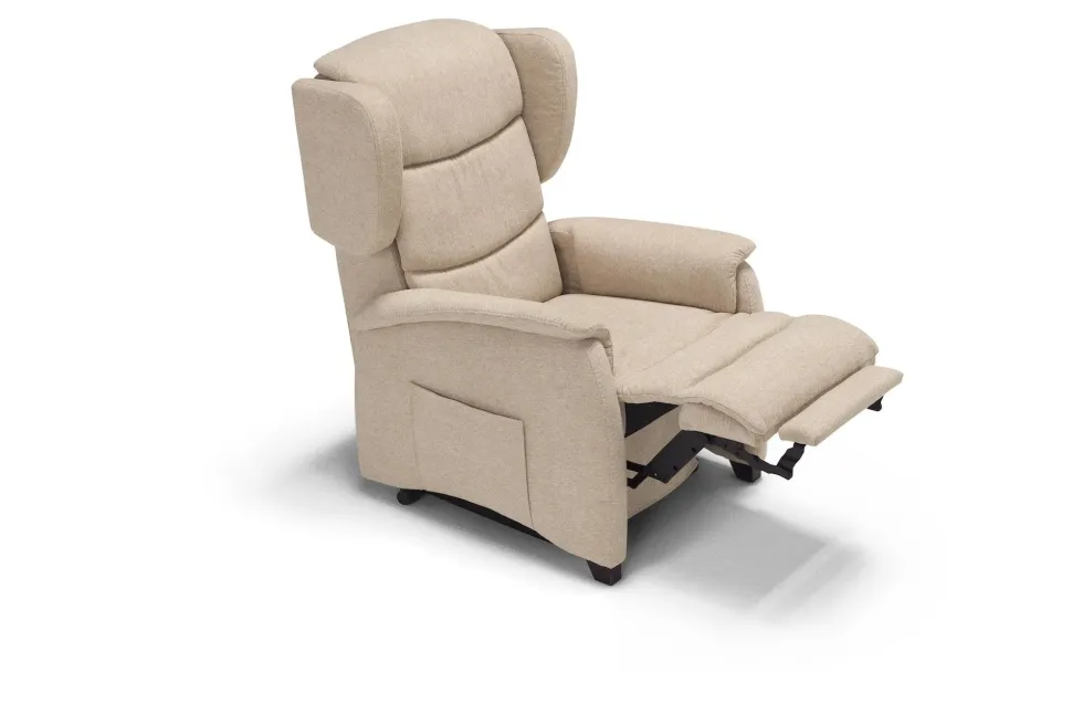 Poltrona relax in Tessuto Minù Mottes selection in offerta