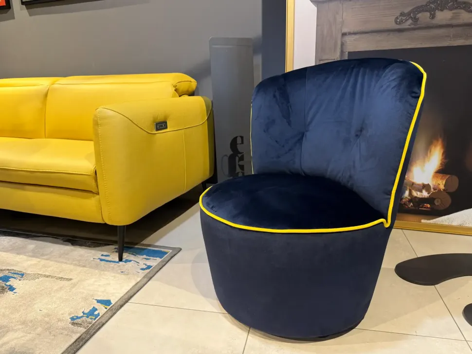 Poltrona Scisci Egoitaliano in Tessuto SCONTATA