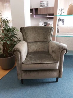 Poltrona Tiffany Art: Offerta Outlet. Tessuto di qualità.