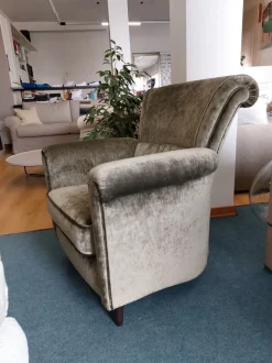 Poltrona Tiffany Art: Offerta Outlet. Tessuto di qualità.