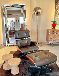 Poltrona Vitra lounge chair Collezione esclusiva in Pelle SCONTATA