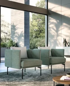 Poltrona Zip Biba salotti in Tessuto SCONTATA