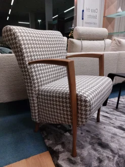 Poltroncina in stile moderno modello Camilla Art salotti a prezzo ribassato