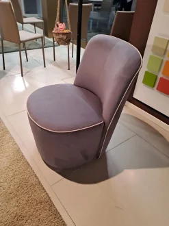 Poltroncina in stile moderno modello Modello meggy microfibra Le comfort a prezzo scontato