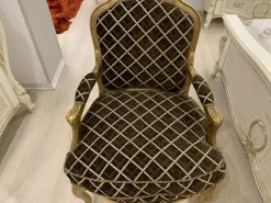 Poltroncina modello Annet Collezione esclusiva in Tessuto in Offerta Outlet