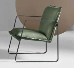 Poltroncina modello Sedia design mod italia 3 colori Md work in Ecopelle a prezzo Outlet