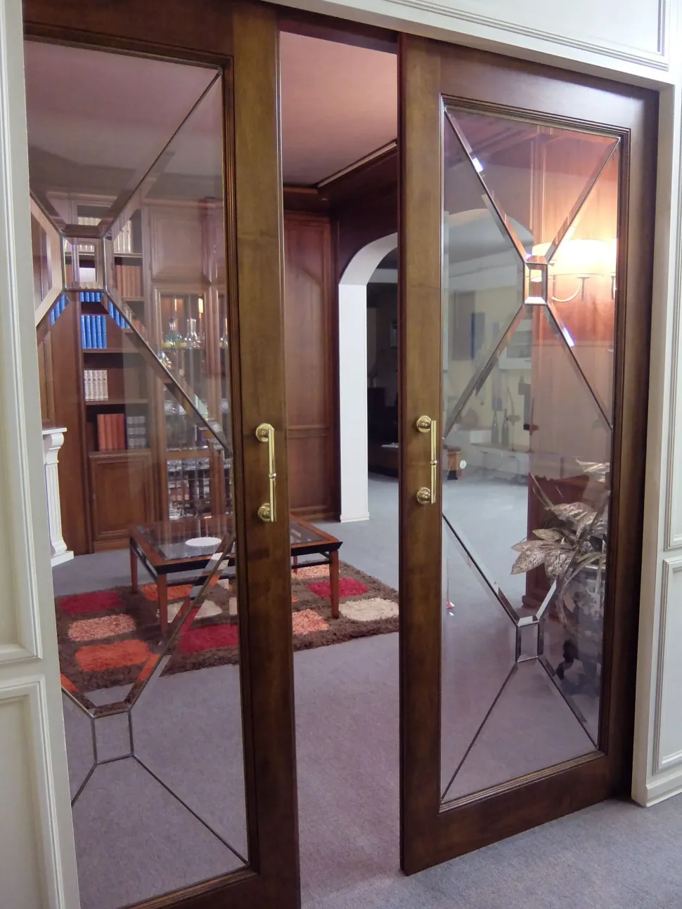 Porta a vetro unico scorrevole Hilton bucalossi in vetro Artigianale in Offerta