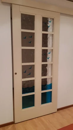 Porta semivetrata  a prezzo scontato