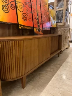 Porta tv per il soggiorno modello Mobile porta tv teak 200 di Outlet etnico scontato