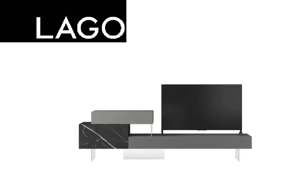 Porta tv per la zona giorno modello Mobile tv 36e8 - 0746 di Lago scontato