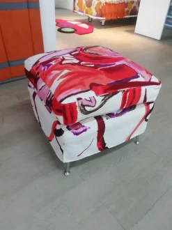 Pouf moderno modello Egregio Biesse a prezzo Outlet