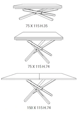 Prezzi ribassati per il tavolino design Shazam di Easyline