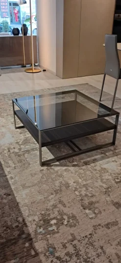 Prezzi ribassati per il tavolino design Rialto di Rimadesio