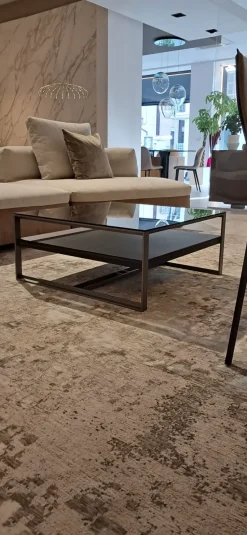 Prezzi ribassati per il tavolino design Rialto di Rimadesio