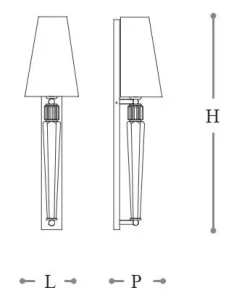 Progettista interni: scopri la Lampada da parete 8057/ap Italamp, stile Design Spillo!