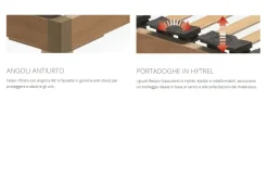 Rete letto con forte sconto modello Gold motiva di Artigianale