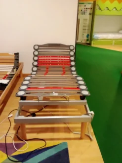 Rete letto di Falomo modello Syncroflex motore PREZZI OUTLET