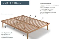 Rete letto modello Relaxben  di Il benessere in offerta
