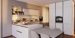 Richiedi il prezzo: cucina altri colori moderna Lounge 02 di Veneta cucine scontata