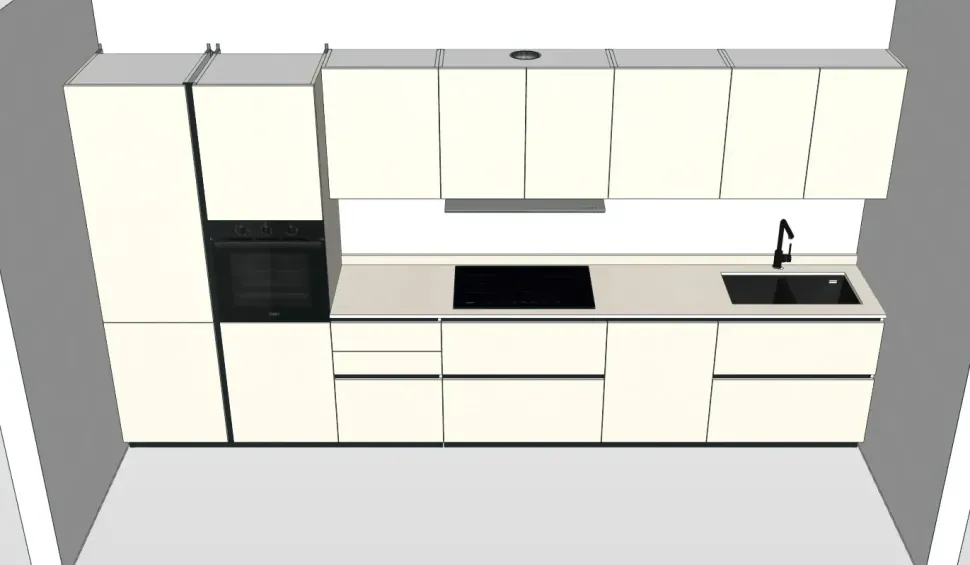 Richiedi il prezzo: cucina altri colori moderna Lounge 02 di Veneta cucine scontata