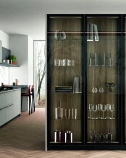 Richiedi il prezzo: cucina grigia moderna Lungomare plus combo.05 di Colombini casa in offerta