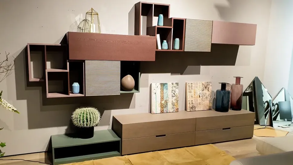 Richiedi il prezzo della parete attrezzata Living collection zero 16 di Devina nais