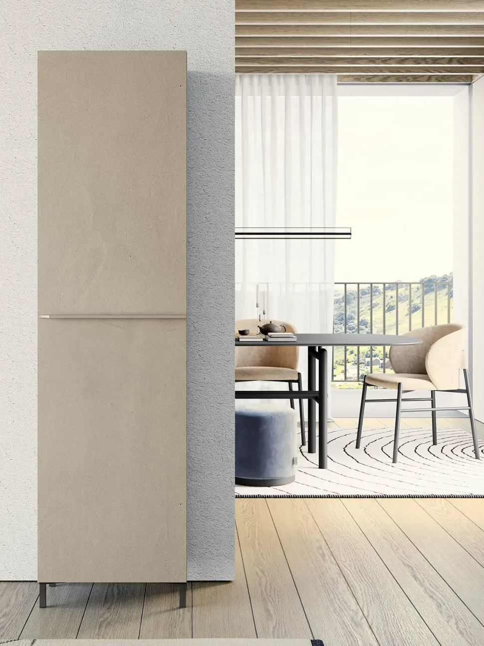 Scarpiera in melaminico Linear di Birex con forte sconto