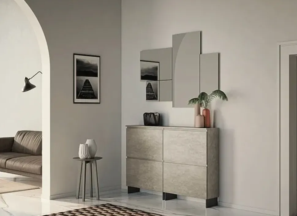 Scarpiera in melaminico Minima Birex con forte sconto