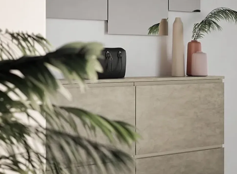 Scarpiera in melaminico Minima Birex con forte sconto