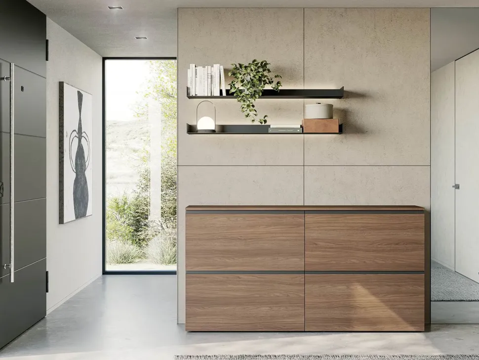 Scarpiera in melaminico Minima di Birex a prezzi outlet