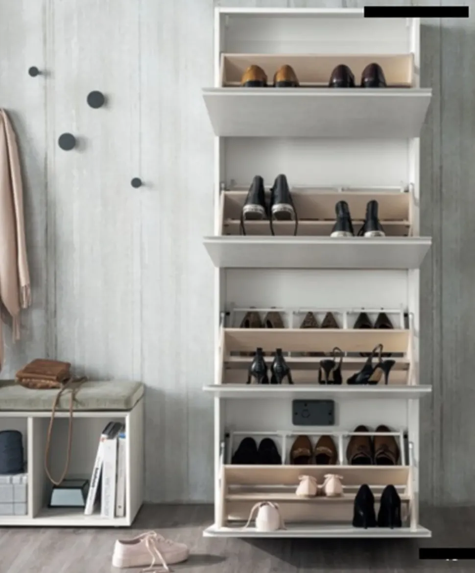 Scarpiera Minima stile moderno a marchio Birex scontata