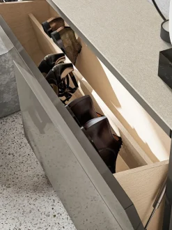 Scarpiera modello Hosoi di Birex in melaminico a prezzo scontato