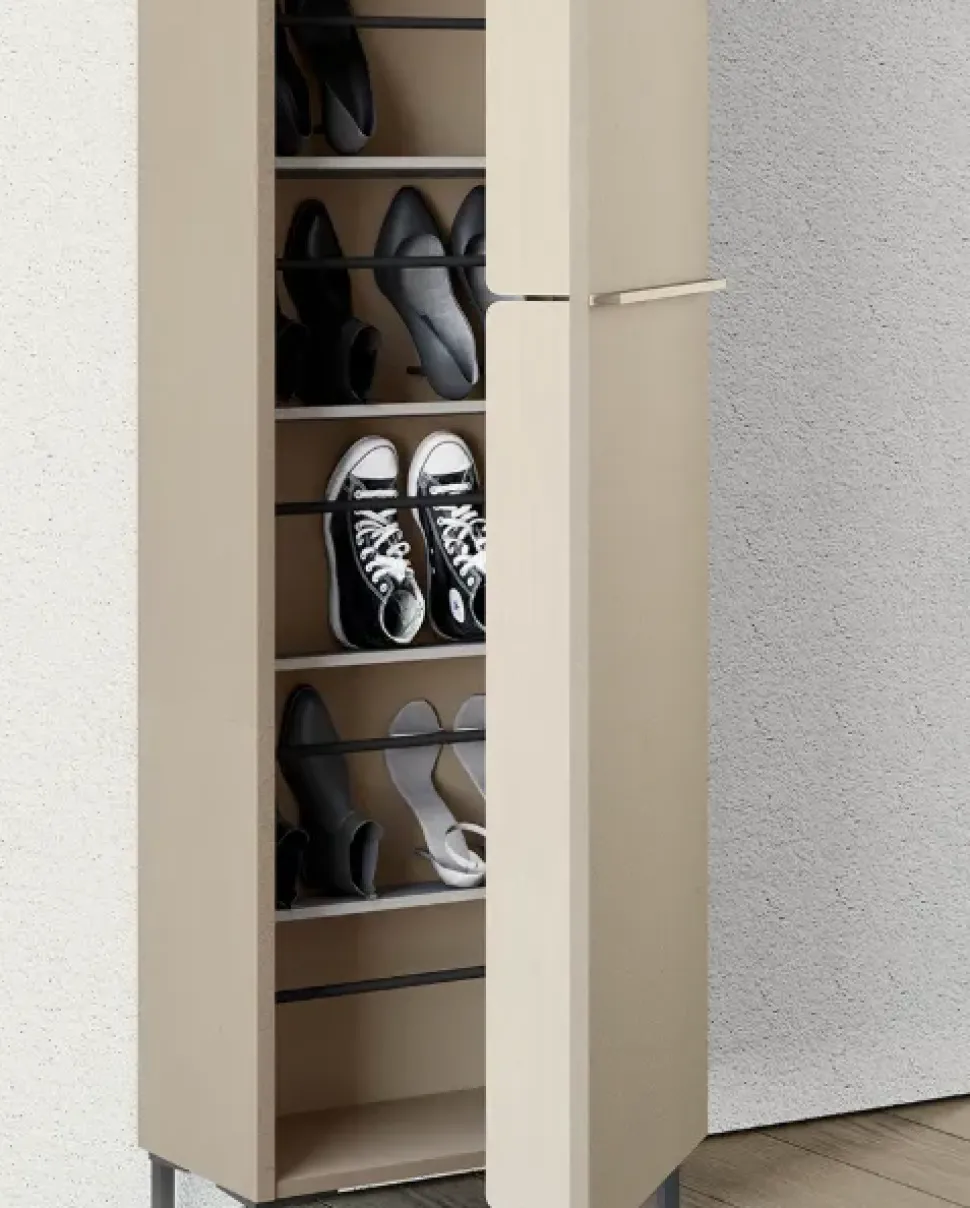 Scarpiera modello Linear di Birex in melaminico in Offerta Outlet