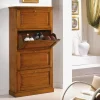 Scarpiera modello Scarpiera in legno massello a 4 scomparti in promo-sconto del 50% Artigianale in legno a prezzo scontato