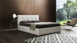 Scontato! Letto imbottito Alexia Artigianale con gambe. Acquista ora!
