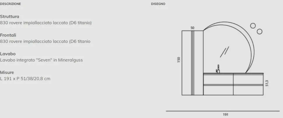 Sconto del 30% su Mobile Bagno Sospeso Jacana Compab! Acquista ora!