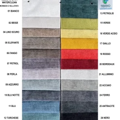 Scopri i divani letto con penisola in Tessuto Gamma a prezzo scontato!