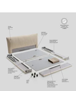 Scopri il Letto Matrimoniale Demetra h30 Rosini a prezzo scontato! Acquistalo subito!