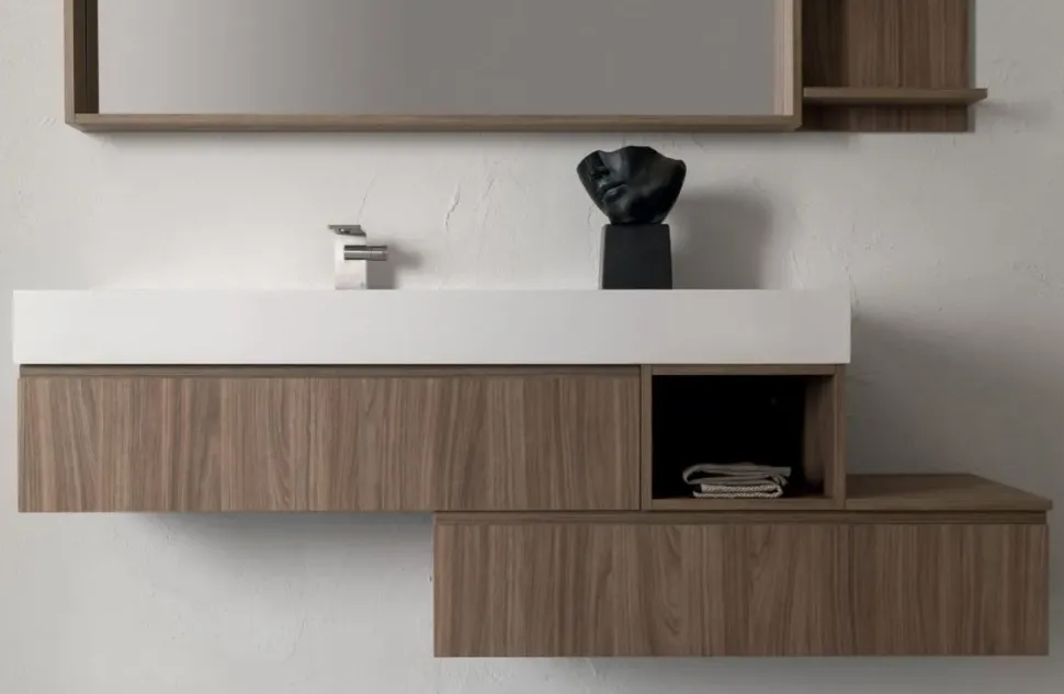 Scopri il Mobile per Bagno Compab Composizione bg010 a prezzi vantaggiosi! Ottimo rapporto qualità-prezzo!