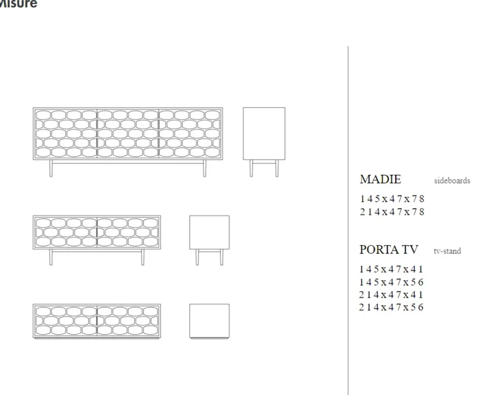 Scopri il mobile soggiorno modello Honey di Tonin casa a prezzo Outlet! Una scelta di stile per l'architetto moderno.