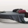 Scopri il prezzo del letto Letto rotondo cristal nella fotografia