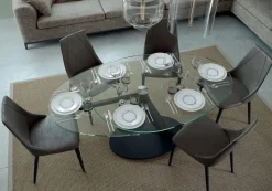 Scopri il Tavolo in Ceramica Ovale One Ozzio a prezzo scontato!