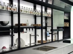 Scopri la cucina Artematica vitrum di Valcucine in OFFERTA OUTLET