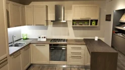 Scopri la Cucina Itaca moderna tortora ad angolo Arredo3 scontata del 50%!