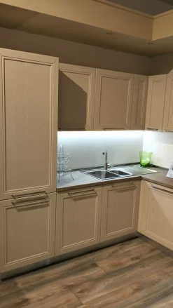 Scopri la Cucina Itaca moderna tortora ad angolo Arredo3 scontata del 50%!